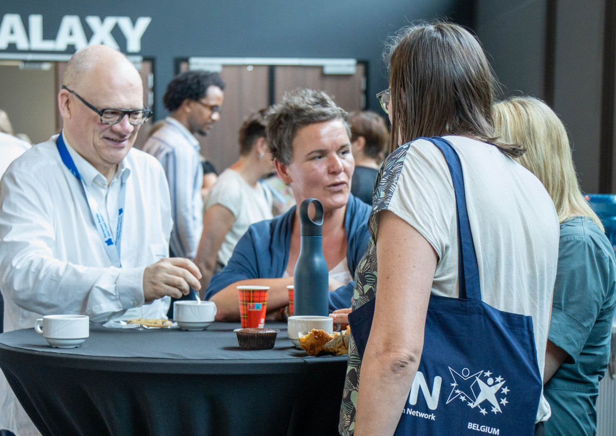 BE EMN Policy event coffee brak bis