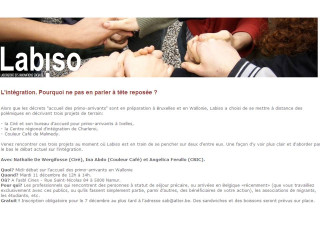 Capture d'écran de la page web de Labiso annonçant l'événement